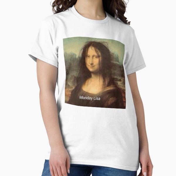 Artikel-Vorschau von Montag Lisa Mona Lisa Da Vinci Witz - Postmoderne Kunst, designt und verkauft von MindChirp.