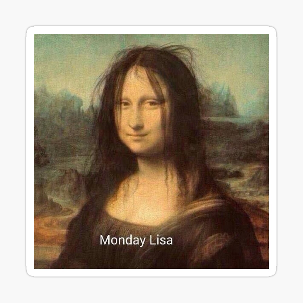 Mona Lisa Monalisa Bald Meme | Postcard