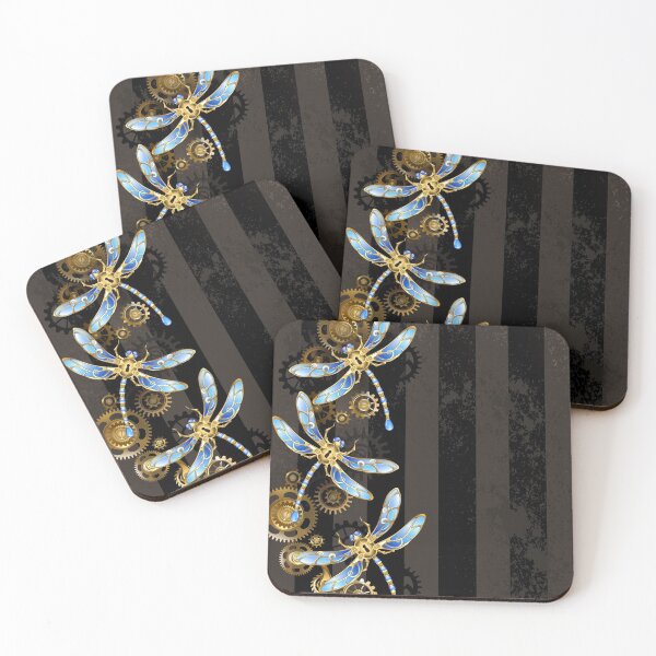 Item preview, Design with Mechanical Dragonflies ( Steampunk ) designed and sold by Blackmoon9.