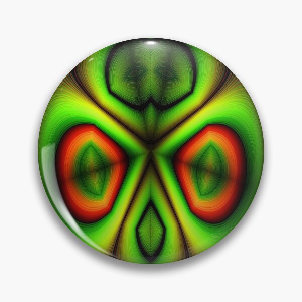 Item preview, Abstract neon green oval face designed and sold by Astralia.
