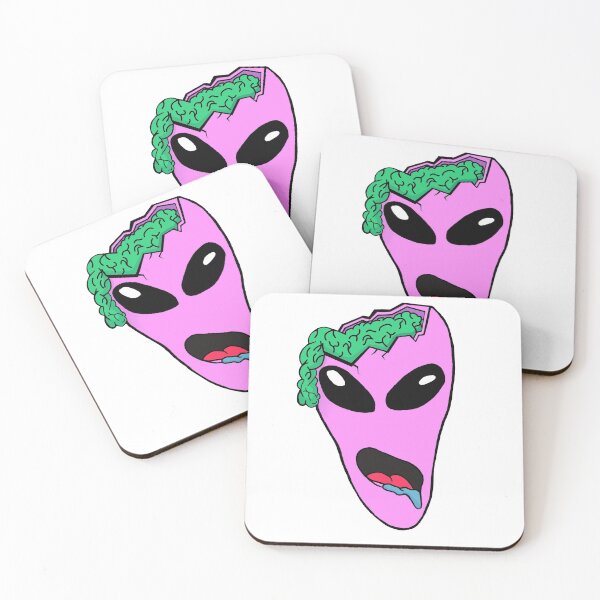 Item preview, pink alien green brain designed and sold by NvisibleArtist.