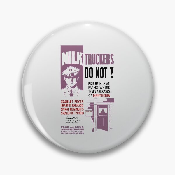 Item preview, Milk Trucker FDA Warning Print designed and sold by warishellstore.