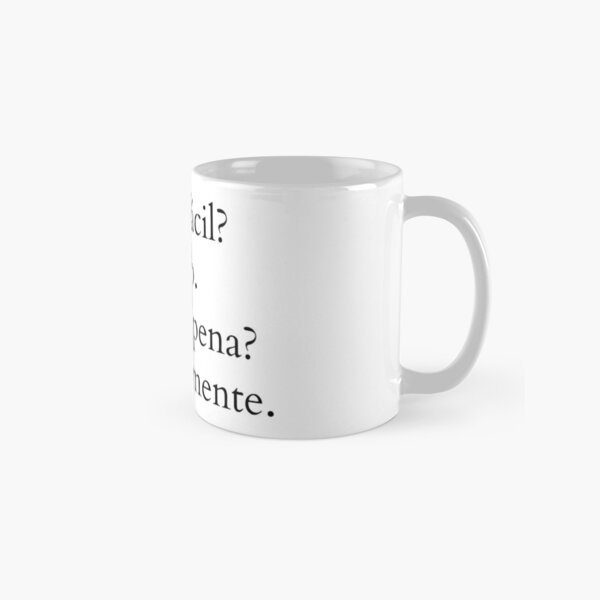 Vista previa del artículo con la obra «¿Es fácil? No. ¿Vale la pena? Absolutamente.», diseñado y vendido por BonitaYo.