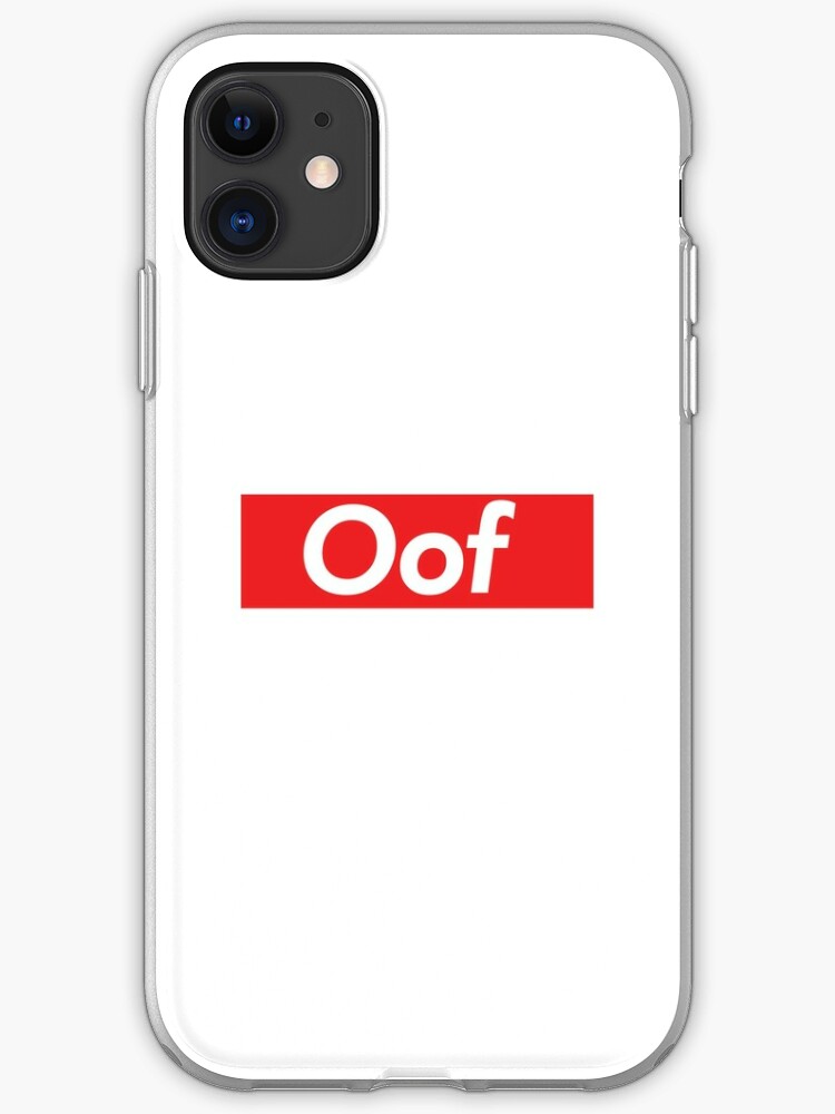 Oof Supreme Logo Iphone Case Cover By Mash701 Redbubble - supreme logo roblox hoodie