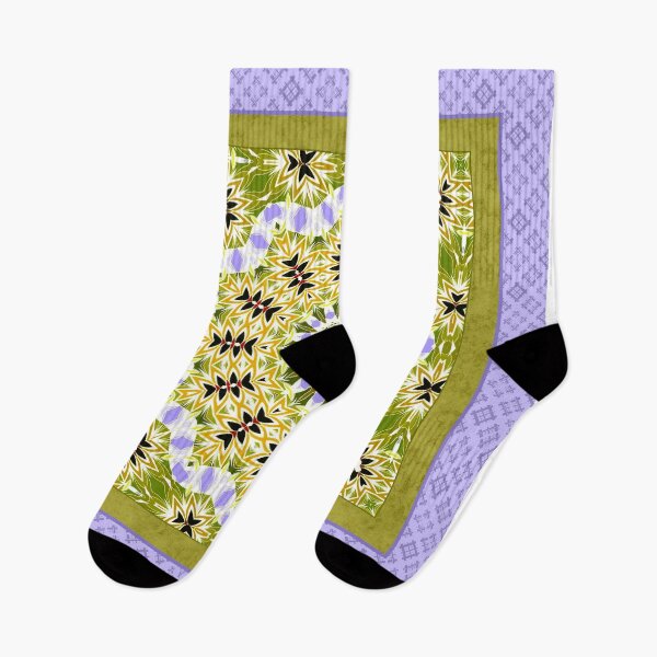 Item preview, Olive lilac ornament, kaleidoscope, mandala, patchwork, olive mandala designed and sold by fuzzyfox.