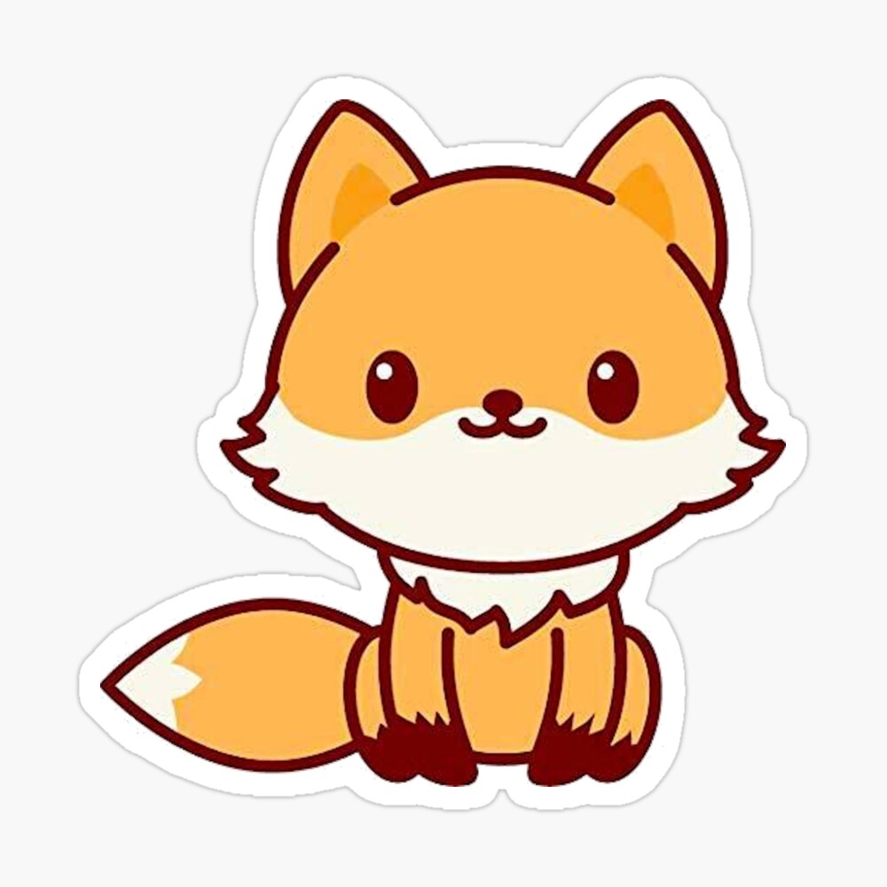 Cute Fox Vector - Fox Drawings, HD Png Download - 564x705(#1222903) -  PngFind