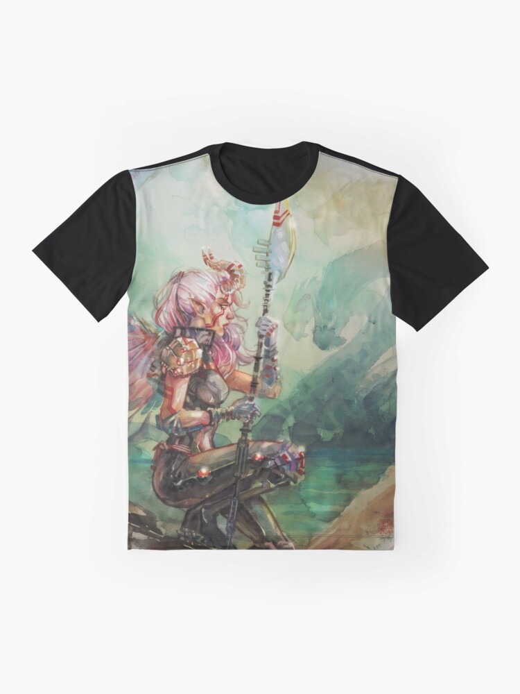 Alternate view of Angel's Quest - Watercolor Art by Tony Moy Graphic T-Shirt