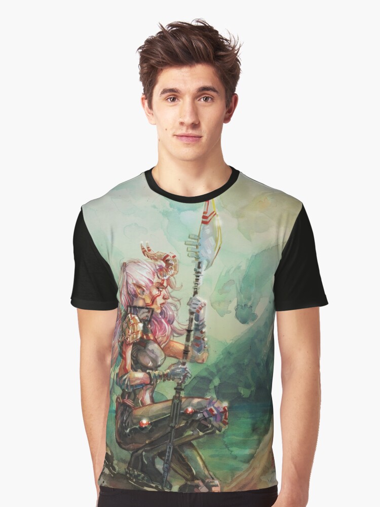 Thumbnail 1 of 5, Graphic T-Shirt, Angel's Quest - Watercolor Art by Tony Moy designed and sold by tony-moy.