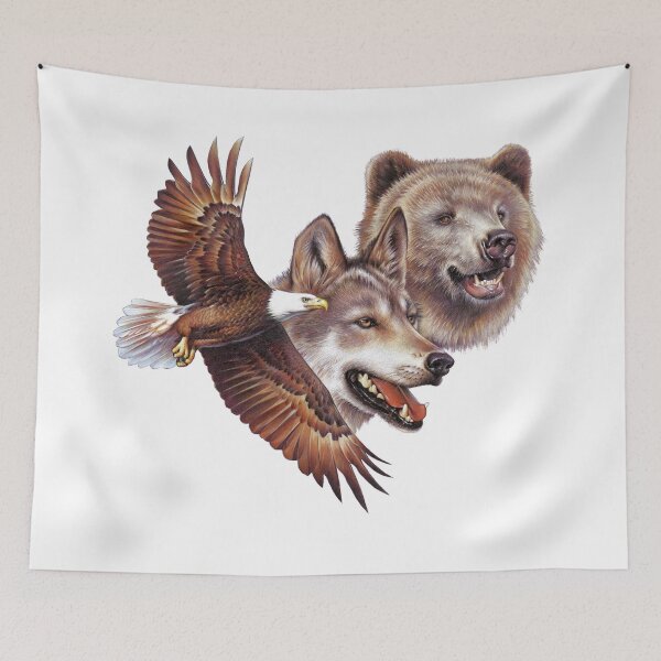 Item preview, Eagle, Wolf, Bear designed and sold by Salmoneggs.