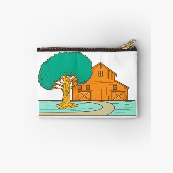 Item preview, American Barn Oak Tree Mono Line Color designed and sold by patrimonio.