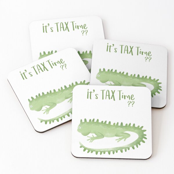 Item preview, Green Lizard is wondering: Is it TAX time? designed and sold by thewishdesigns.