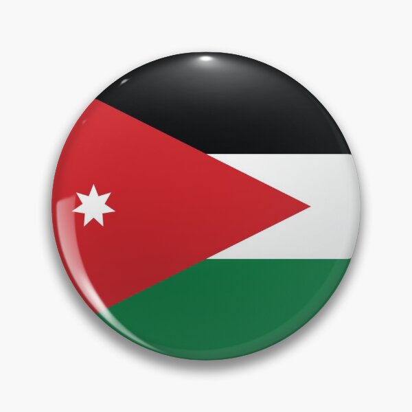 Item preview, Small Jordanian flag classic t-shirt designed and sold by Jesse  Weijer.