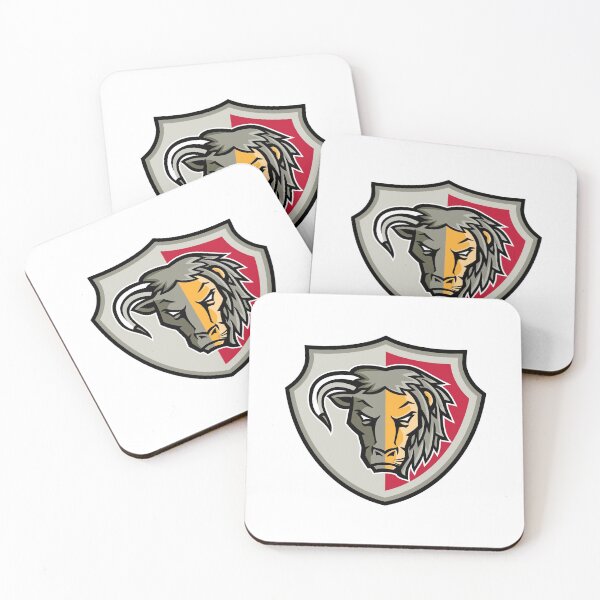 Item preview, Half Bull Half Lion Head Shield Mascot designed and sold by patrimonio.