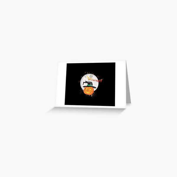 Halloween's pumpkin Greeting Card
