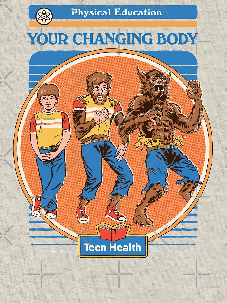 Aperçu 7 sur 7. T-shirt classique avec l'œuvre Votre corps qui change créée et vendue par stevenrhodes.