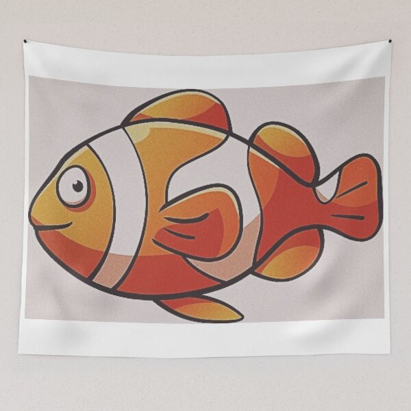 Item preview, Cartoon Clownfish designed and sold by Claire-C.