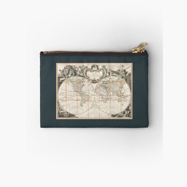 Item preview, Antique Lithographed World Map designed and sold by FuzzyHoney.
