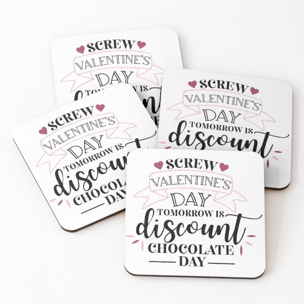 Item preview, Screw Valentines Day, Hate Valentines Day, Anti Valentines Day Gift Ideas, singles awareness day designed and sold by coilsandglory.