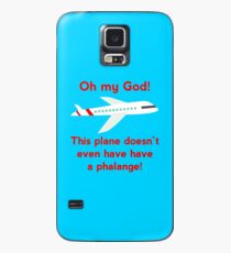 Dieses Flugzeug hat nicht einmal eine Phalange! Hülle & Klebefolie für Samsung Galaxy