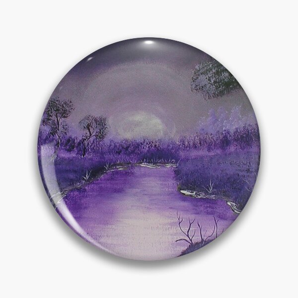 Item preview, The Mauve River painting, countryside landscape designed and sold by Astralia.
