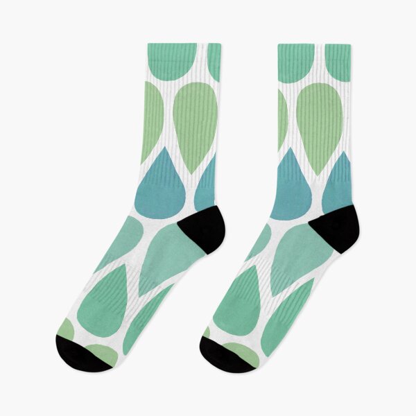 Item preview, Teardrop pattern - mint and green palette  designed and sold by Home Cyn Home.
