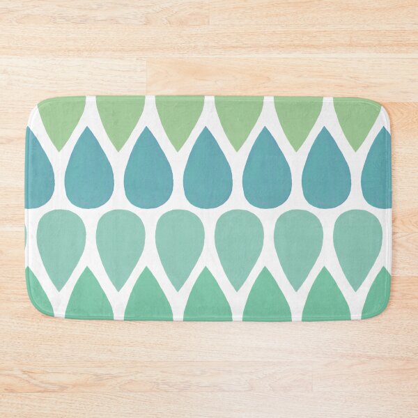 Item preview, Teardrop pattern - mint and green palette  designed and sold by Home Cyn Home.