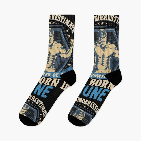 Item preview, Never Underestimate Power Man Born in June designed and sold by Hananiah Merch.