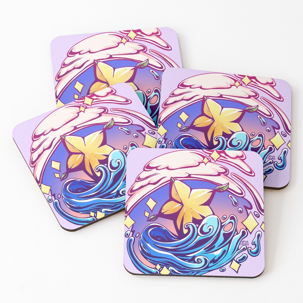 Item preview, Coasters (Set of 4) designed and sold by MintySkulls.