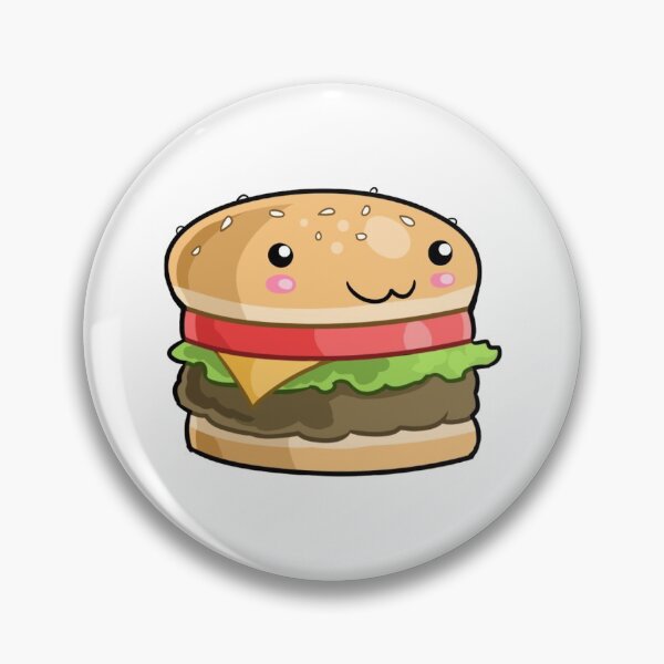 Item preview, Hamburger Junk Food Treat Kawaii designed and sold by karspaul.