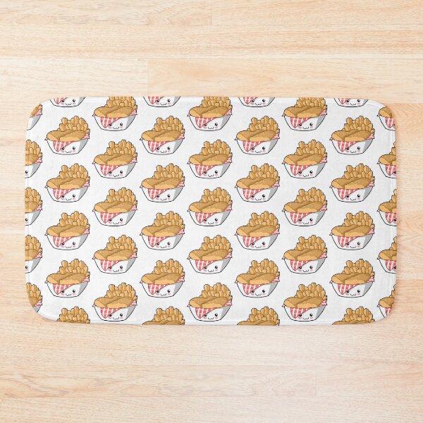 Item preview, Chicken Strips and Fries Junk Food Kawaii designed and sold by karspaul.