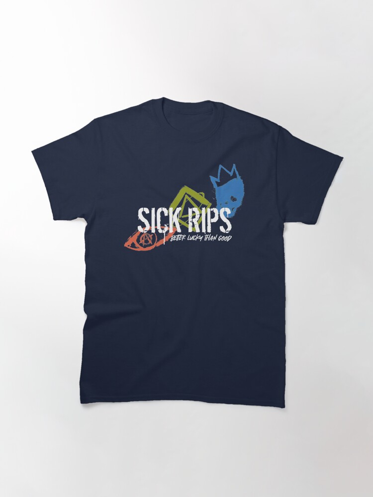 Thumbnail 3 of 7, Classic T-Shirt, Better Lucky than Good designed and sold by Atomikrin.