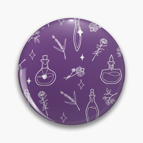 Item preview, Potions and Herbs Repeating Pattern Purple designed and sold by hohl_ee.
