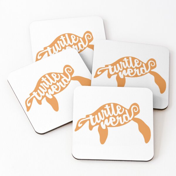 Item preview, Turtle Nerd Sea Turtle (Orange) designed and sold by Chisai Letters.