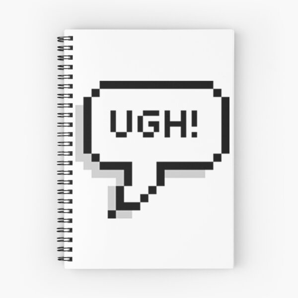 Item preview, BTS UGH! Pixel Speech Bubble designed and sold by angiecat-art.