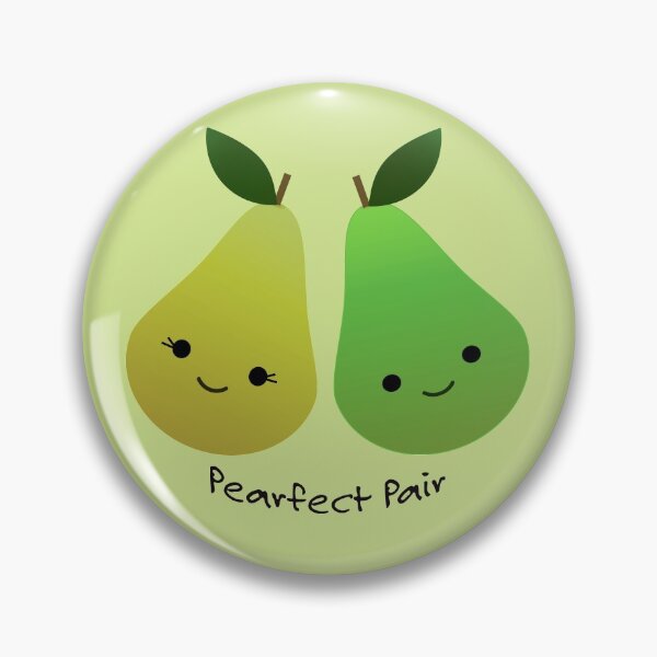Item preview,  Pearfect  Pair Kawaii Pears designed and sold by Hedgie Designs.