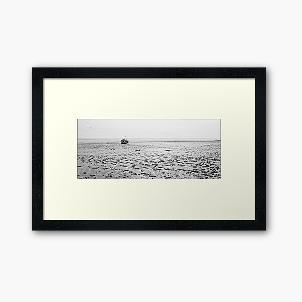 Low Tide 02 - Lytham St Annes, Lancs, UK Framed Art Print