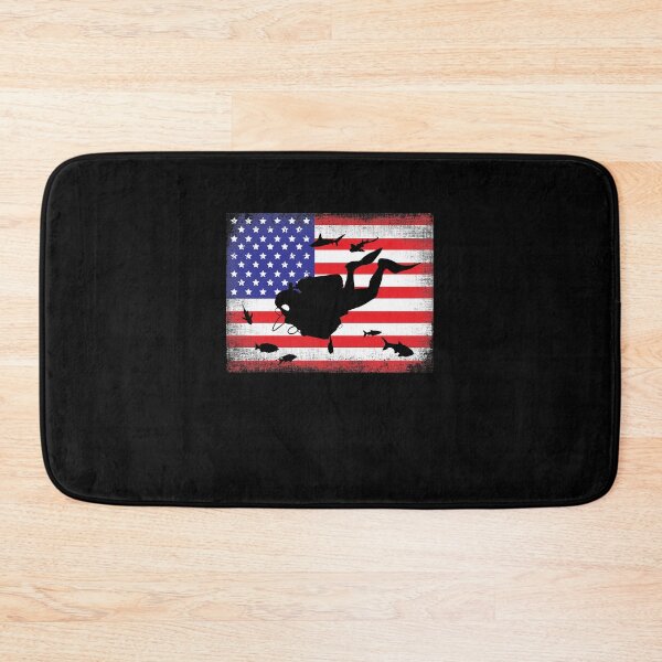 Item preview, Dive Flag Scuba Diving American Flag designed and sold by Captain Mood.