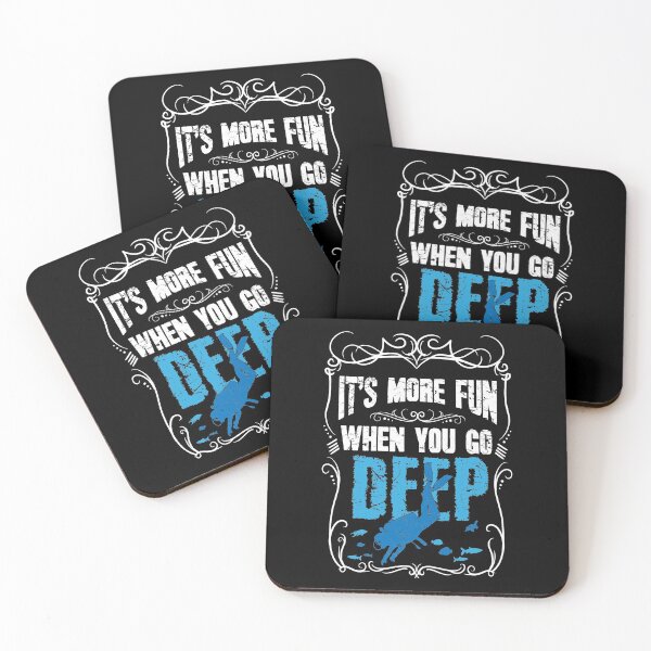 Item preview, It's More Fun When You Go Deep Scuba Diving	 designed and sold by Captain Mood.