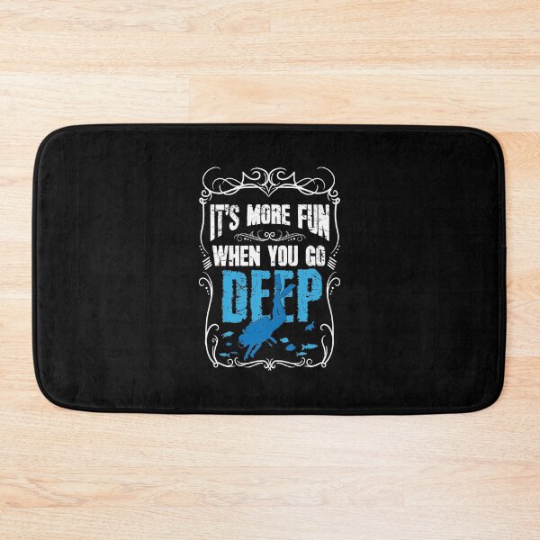 Item preview, It's More Fun When You Go Deep Scuba Diving	 designed and sold by Captain Mood.