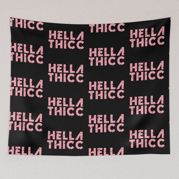 Item preview, hella thicc Popular, Meme, Speech iMessage designed and sold by sosavvvy.