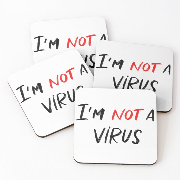 Item preview, I'm not a virus calligraphy designed and sold by VadimFromm.
