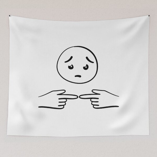 Item preview, Shy Fingers and a Shy Face designed and sold by Good-Find.