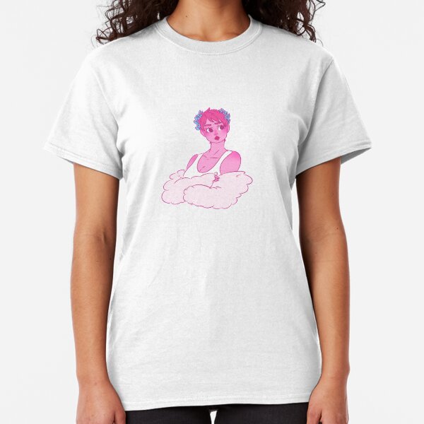 Pink Yummy Cute Shirt for Unisex of Beautiful Witches Or Nymph Nun Godness Cartoon Sticker