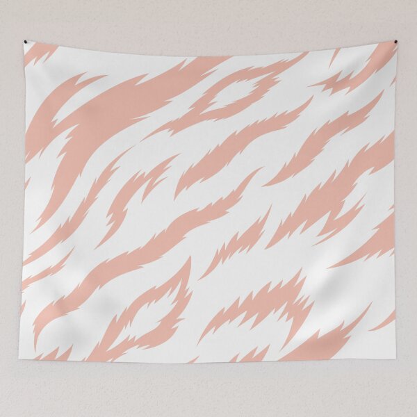 Item preview, Coral and white zebra background designed and sold by Jenmag.