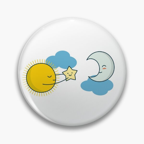 Item preview, Sun and Moon - Cute Doodles designed and sold by raquelcatalan.