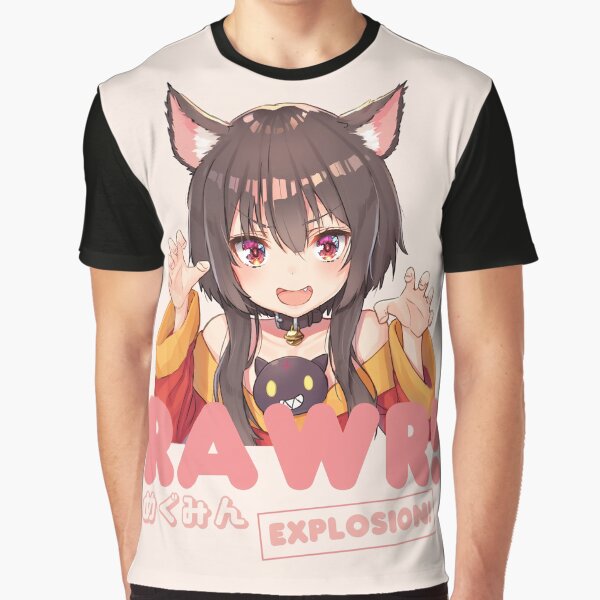 Megumin Neko Rawr! Graphic T-Shirt