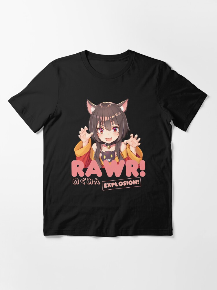 Alternate view of Megumin Neko Rawr! Essential T-Shirt