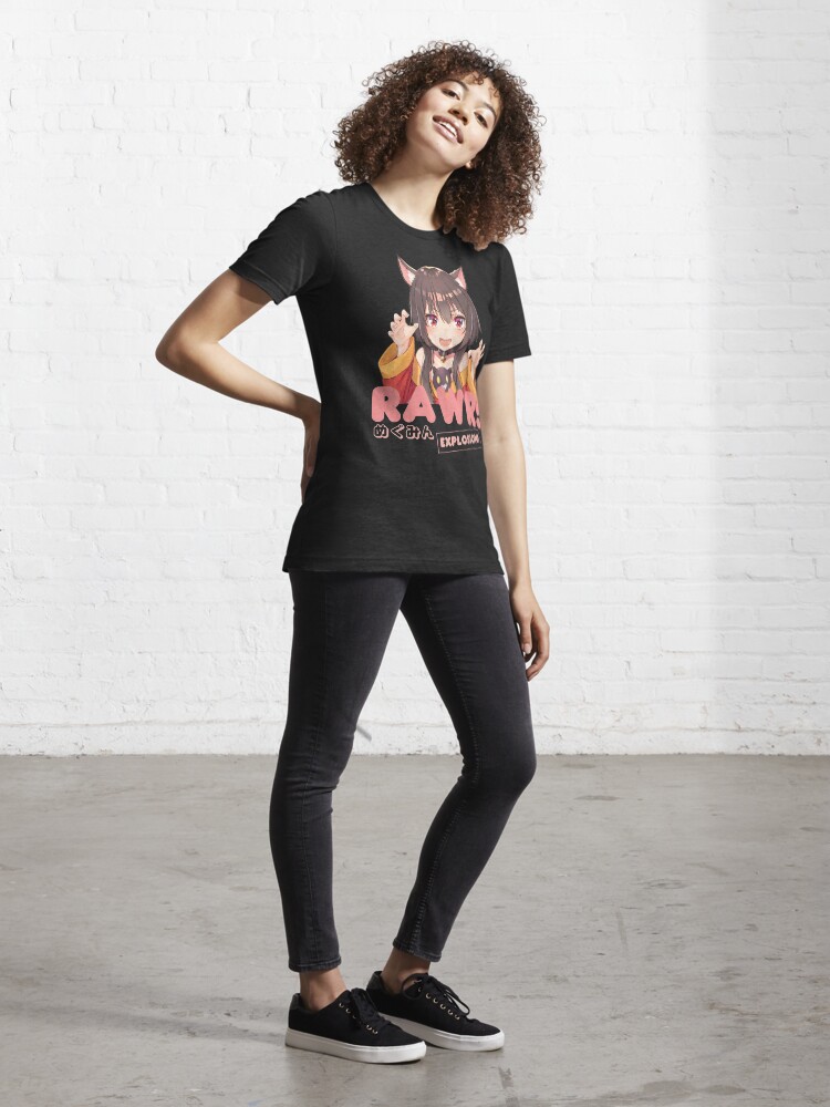 Alternate view of Megumin Neko Rawr! Essential T-Shirt