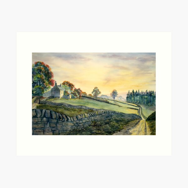 Dawn Breaking, Alston, Cumbria Art Print