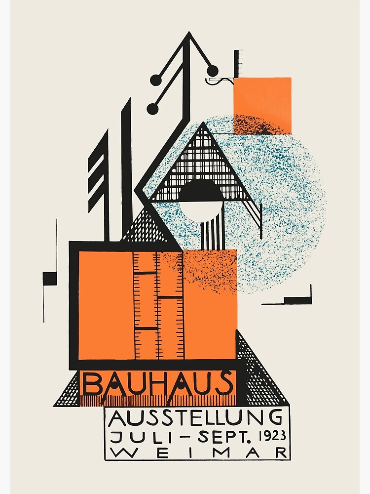 Bauhaus - Exhibition poster by Rudolf Baschant, 1923 by GOST2046